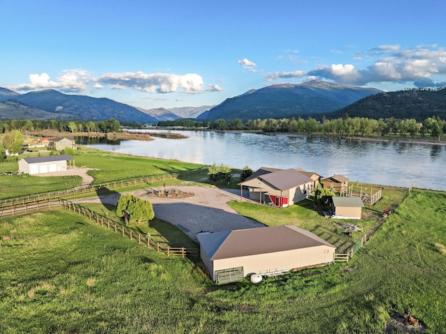 17 River Runs Ct, Plains, MT 59859 - view of rural area with a water and mountain view