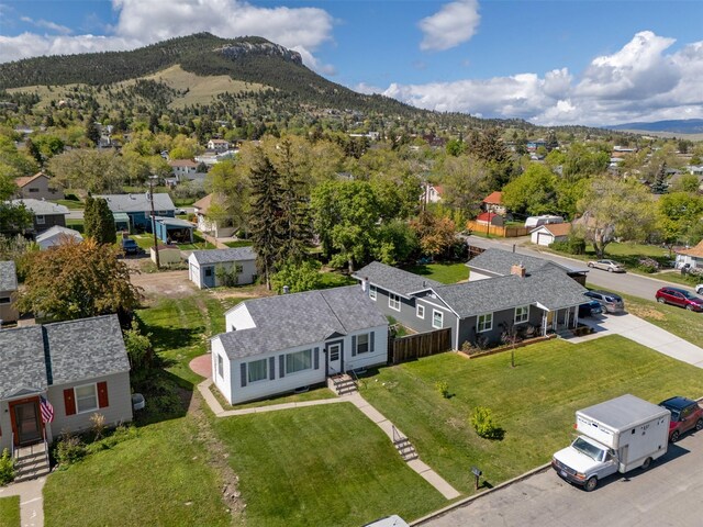 925 Hollins Ave, Helena, MT 59601 - aerial perspective of suburban area with a mountainous background