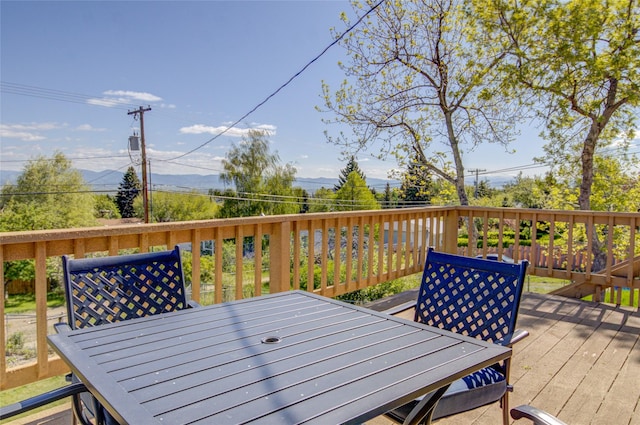 1320 Flowerree St, Helena, MT 59601 - deck with outdoor dining space