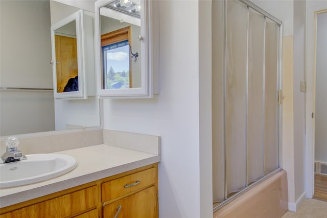 1320 Flowerree St, Helena, MT 59601 - full bath featuring vanity and enclosed tub / shower combo