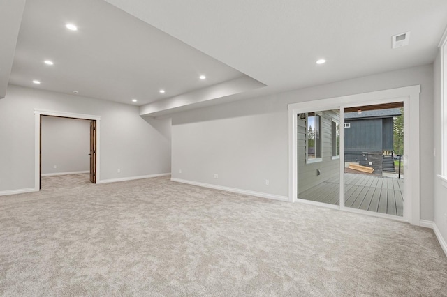 323 Skookum Rd, Lakeside, MT 59922 - carpeted empty room with recessed lighting and baseboards