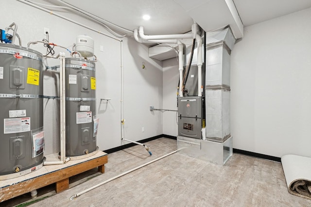 323 Skookum Rd, Lakeside, MT 59922 - utilities with water heater and heating unit