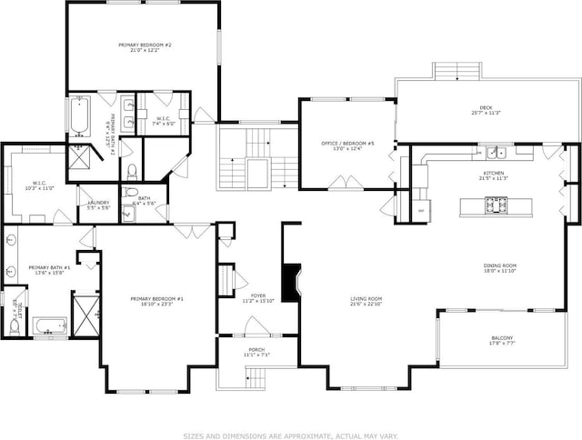 323 Skookum Rd, Lakeside, MT 59922 - view of floor plan / room layout