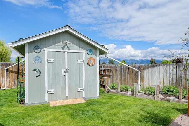 158 Parkside Dr, Kalispell, MT 59901 - view of shed with a garden
