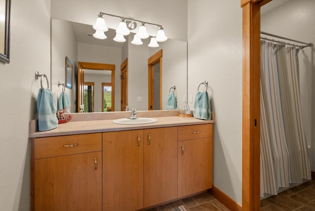 36665 Highland Ct, Polson, MT 59860 - full bath featuring vanity and curtained shower