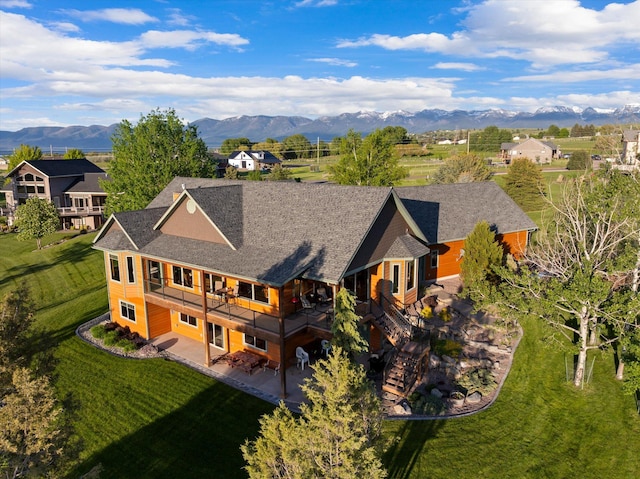 36665 Highland Ct, Polson, MT 59860 - view from above of property featuring mountains