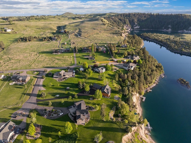 36665 Highland Ct, Polson, MT 59860 - aerial view of property's location featuring a large body of water