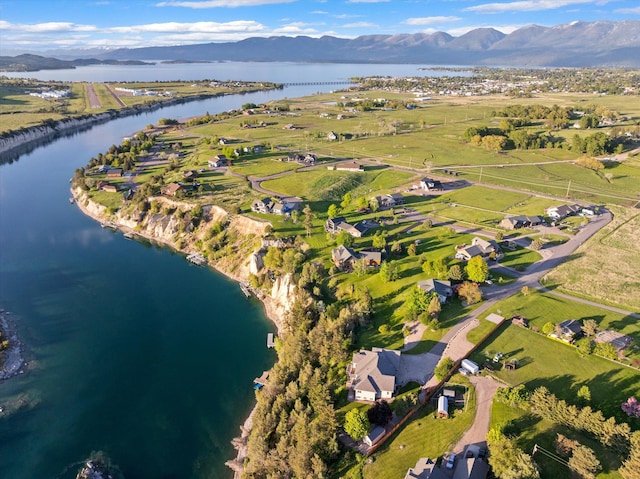 36665 Highland Ct, Polson, MT 59860 - view of property location featuring a water and mountain view