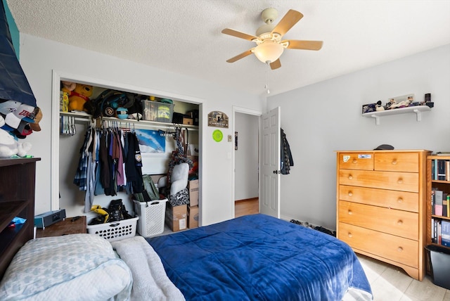 1509 Eagle Dr, Kalispell, MT 59901 - bedroom with a closet and a ceiling fan