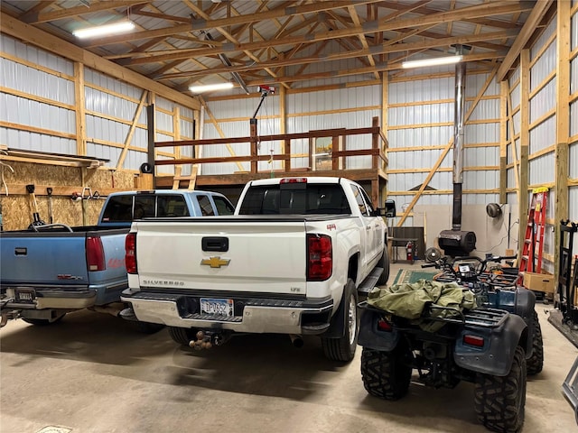 115 Grassy Mountain Rd, White Sulphur Springs, MT 59645 - garage featuring metal wall