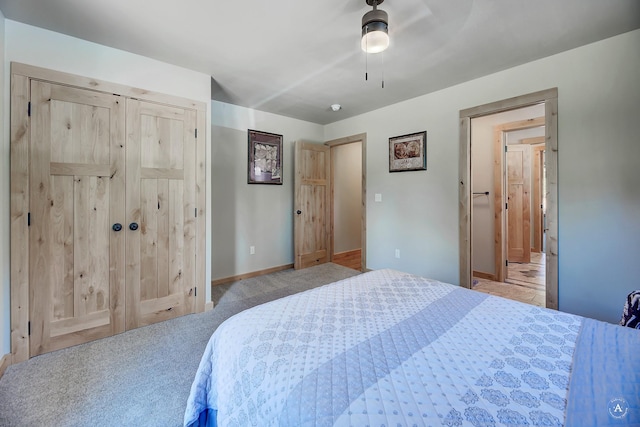 115 Grassy Mountain Rd, White Sulphur Springs, MT 59645 - bedroom featuring baseboards, carpet, and ceiling fan