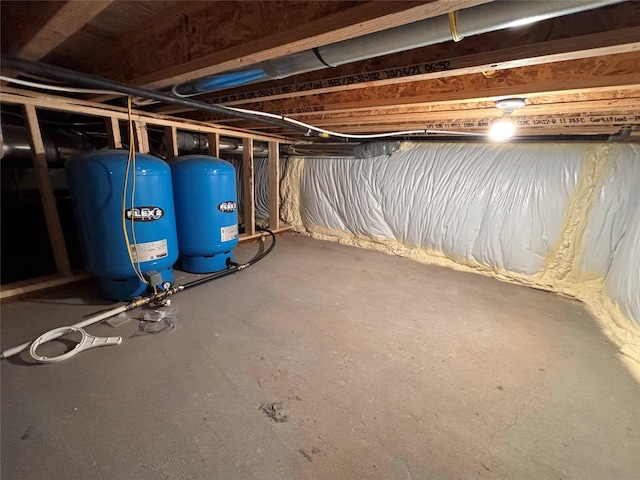 115 Grassy Mountain Rd, White Sulphur Springs, MT 59645 - unfinished basement featuring a water pressure tank