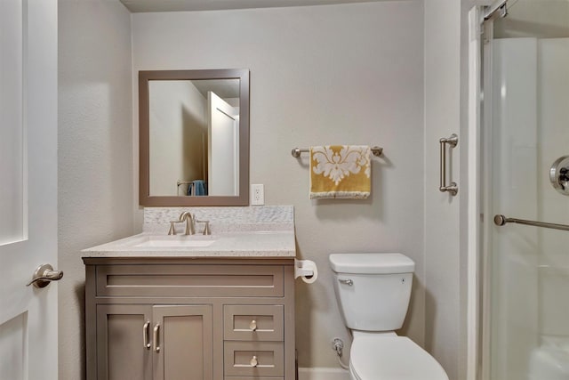 510 Mission St, Stevensville, MT 59870 - full bathroom with vanity, toilet, and a shower