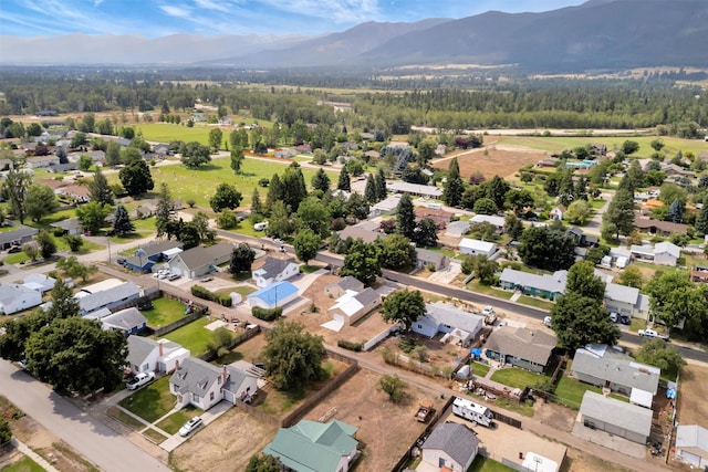 510 Mission St, Stevensville, MT 59870 - view of property location with a mountain backdrop and nearby suburban area