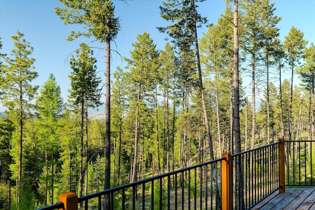 412 Bear Canyon Rd, Lakeside, MT 59922 - view of wooden deck