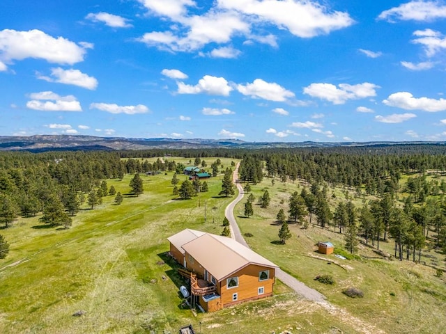 16 Grassland Way, Roundup, MT 59072 - overview of rural landscape with a forest and a mountain backdrop