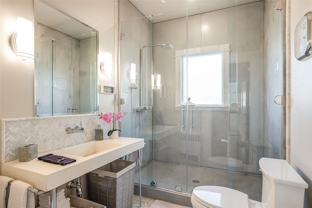 442 4th Ave E, Kalispell, MT 59901 - bathroom with decorative backsplash and a sink