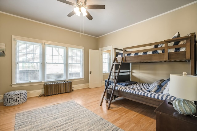 442 4th Ave E, Kalispell, MT 59901 - bedroom featuring wood finished floors, ornamental molding, and baseboards