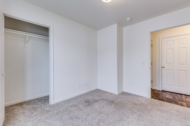 1126 Jordan Cir, Billings, MT 59105 - unfurnished bedroom featuring carpet flooring, baseboards, and a closet