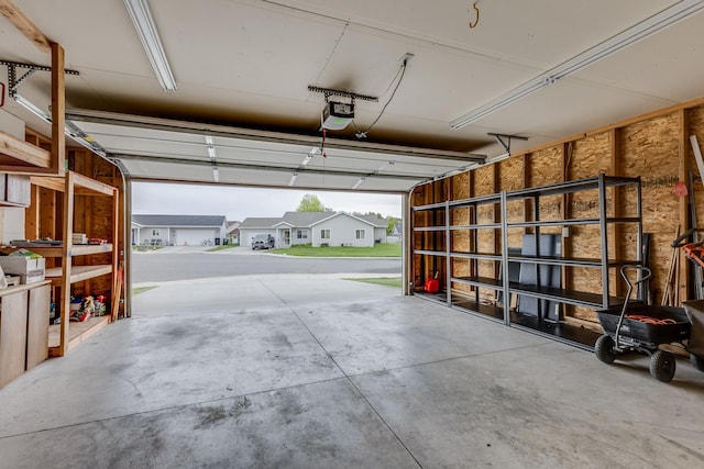 1126 Jordan Cir, Billings, MT 59105 - garage with a garage door opener and a residential view
