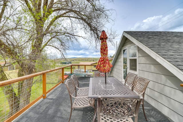 503 7th Ave W, Polson, MT 59860 - deck featuring outdoor dining space