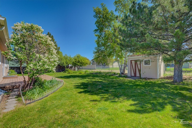 2685 Pinkerton Dr, East Helena, MT 59635 - view of yard featuring a wooden deck