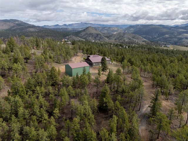 3525 Overland Rd, Helena, MT 59602 - aerial view of mountains and a heavily wooded area