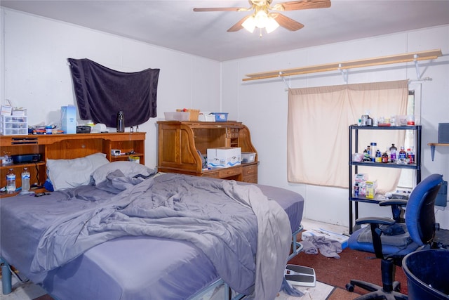 945 3rd Ave W, Kalispell, MT 59901 - bedroom with carpet and a ceiling fan