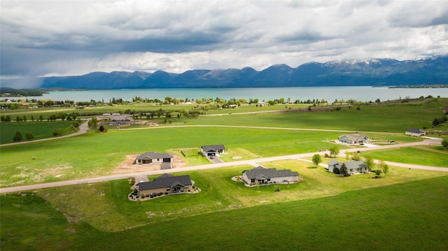 34544 Eagle Crest Dr, Polson, MT 59860 - bird's eye view of a water and mountain view