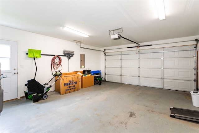 173 Empire Loop, Kalispell, MT 59901 - garage featuring electric panel and a garage door opener