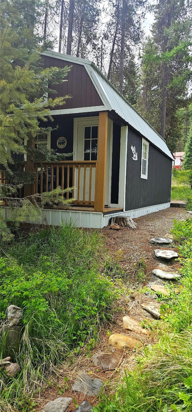 194 Whitetail Dr, Haugan, MT 59842 - view of outdoor structure featuring view of wooded area