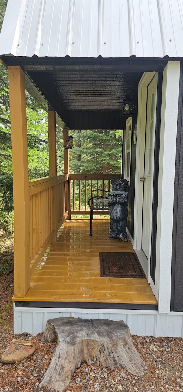 194 Whitetail Dr, Haugan, MT 59842 - view of porch