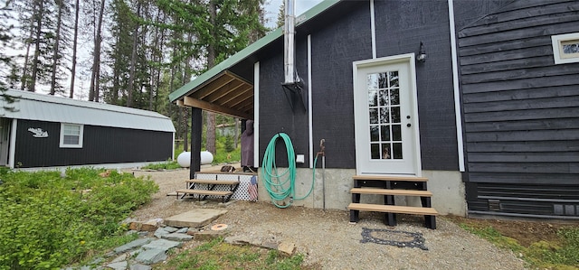 194 Whitetail Dr, Haugan, MT 59842 - view of patio with entry steps