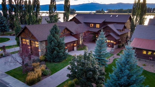 237 Harbor Dr, Bigfork, MT 59911 - drone / aerial view of mountains