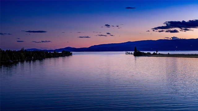 237 Harbor Dr, Bigfork, MT 59911 - water view featuring mountains