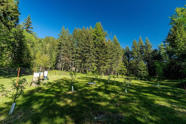 151 Handkerchief Creek Dr, Kalispell, MT 59901 - back of property featuring a chimney and a yard