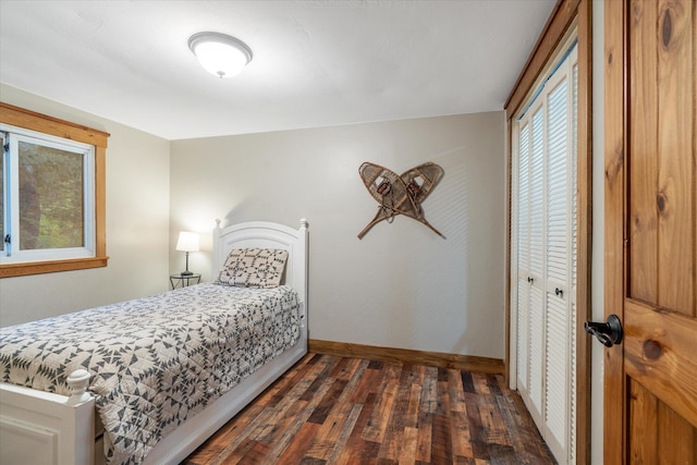 151 Handkerchief Creek Dr, Kalispell, MT 59901 - bedroom featuring dark wood-type flooring and a closet