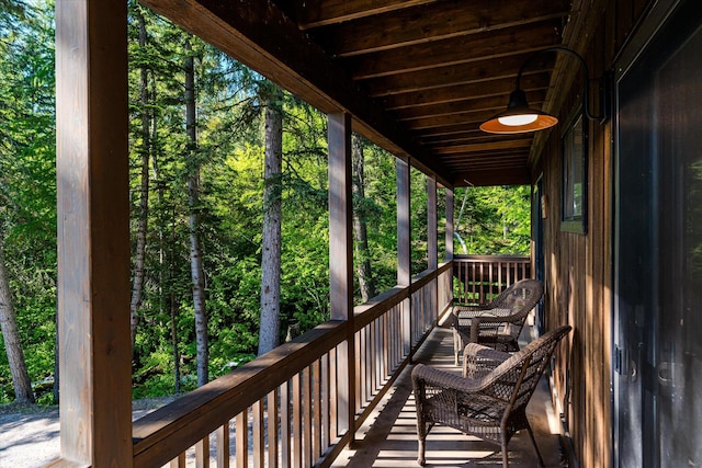 151 Handkerchief Creek Dr, Kalispell, MT 59901 - view of wooden deck