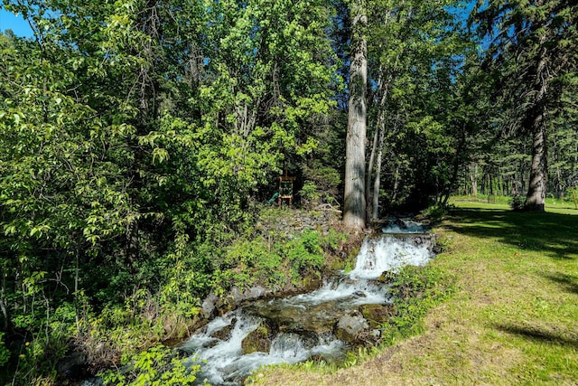 151 Handkerchief Creek Dr, Kalispell, MT 59901 - view of green lawn featuring a view of trees