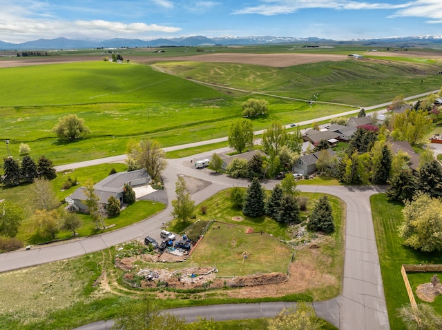 6040 Pearl Dr, Manhattan, MT 59741 - overview of rural landscape with a mountain backdrop
