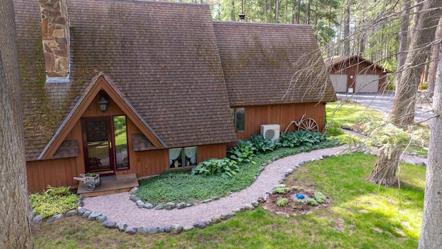 250 Sunday Ln, Kalispell, MT 59901 - rear view of property with a cooling unit