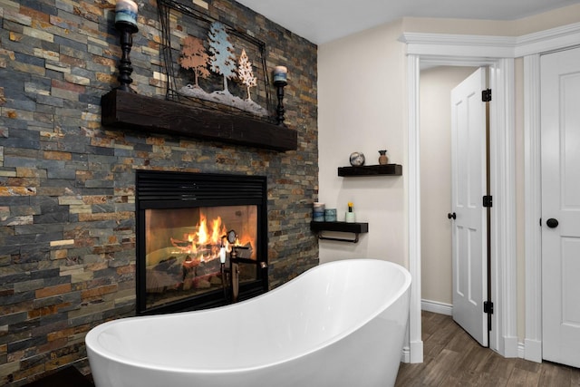 360 Plantation Dr, Kalispell, MT 59901 - hallway with wood finished floors and baseboards