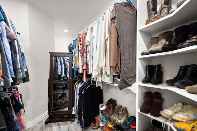 360 Plantation Dr, Kalispell, MT 59901 - walk in closet with wood finished floors