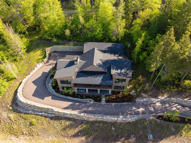 175 N Prairiesmoke Cir, Whitefish, MT 59937 - aerial view of property and surrounding area