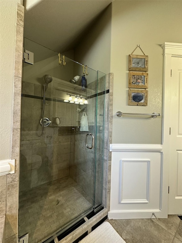 2413 Capstone Ct, Thompson Falls, MT 59873 - full bathroom with a shower stall and tile patterned floors