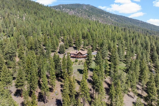 956 Falling Star Rd, Victor, MT 59875 - aerial view of a heavily wooded area and mountains