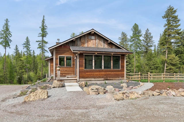 103 Glacier Hills Dr E, Martin City, MT 59926 - view of rustic home