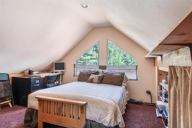 18711 Copper Ridge Trl, Florence, MT 59833 - carpeted bedroom with vaulted ceiling
