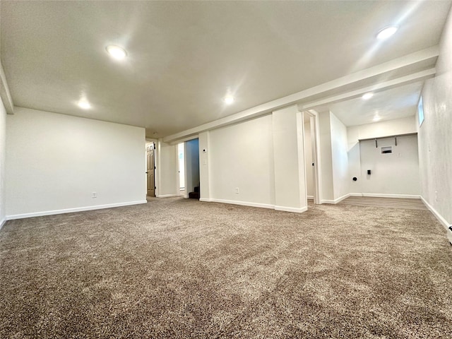 2513 8th Ave N, Great Falls, MT 59401 - carpeted spare room with recessed lighting and baseboards