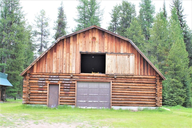 7191 Boy Scout Rd, Seeley Lake, MT 59868 - view of barn